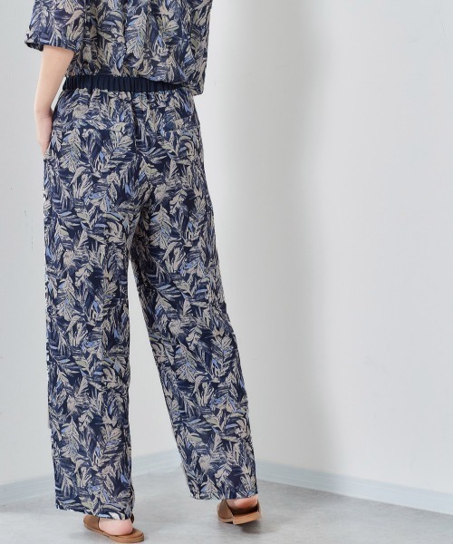 cepo（セポ）の「ネオンボタニカル柄パンツ（その他パンツ・レディース・オフホワイト/ネイビー・M）」の8枚目の写真