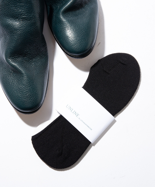 alfredoBANNISTER（アルフレッドバニスター）の「シューインソックス（ソックス/靴下・メンズ・ブラック/ネイビー・フリー）」の2枚目の写真