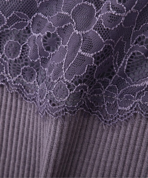 PROPORTION BODY DRESSING（プロポーションボディドレッシング）の「配色レースリブテレコカットソー / 1211260601（Tシャツ/カットソー・レディース・ブラック/ライトピンク/ブルー系その他・SMALL/MEDIUM）」の19枚目の写真