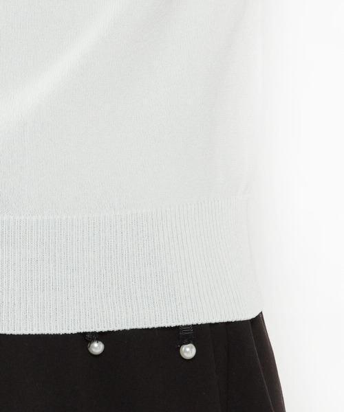 LODISPOTTO（ロディスポット）の「スクエアーフリルフェアリーニット（ニット/セーター・レディース・ピンク/ホワイト/ブラック/ライトブルー・MEDIUM）」の11枚目の写真