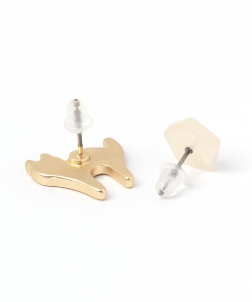 studio CLIP（スタディオクリップ）の「2SETツチメマットネコピアス（ピアス（両耳用）・レディース・その他1/その他2・FREE）」の5枚目の写真