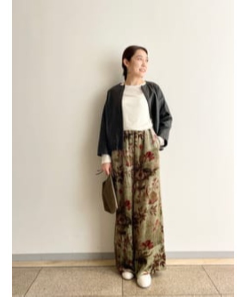 BEARDSLEY（ビアズリー）の「袖周りがゆったりしているのでニットも傷めず楽な着心地レザージャケット（その他アウター・レディース・ブラック/ベージュ・1/0）」の22枚目の写真