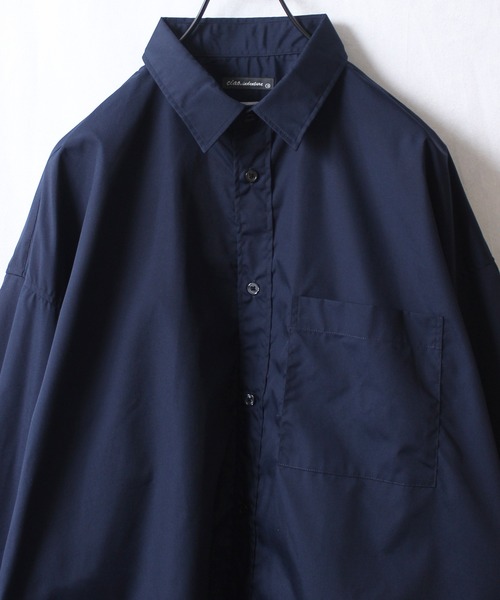 yield(イールド)の「【yield select apparel】TCビッグシャツ オーバーサイズ 217-05(シャツ/ブラウス・メンズ・ホワイト/ダークグリーン/ネイビー/グリーン/チャコールグレー・M/L)」の21枚目の写真