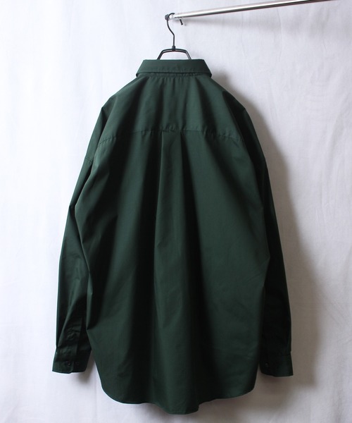 yield(イールド)の「【yield select apparel】TCビッグシャツ オーバーサイズ 217-05(シャツ/ブラウス・メンズ・ホワイト/ダークグリーン/ネイビー/グリーン/チャコールグレー・M/L)」の7枚目の写真
