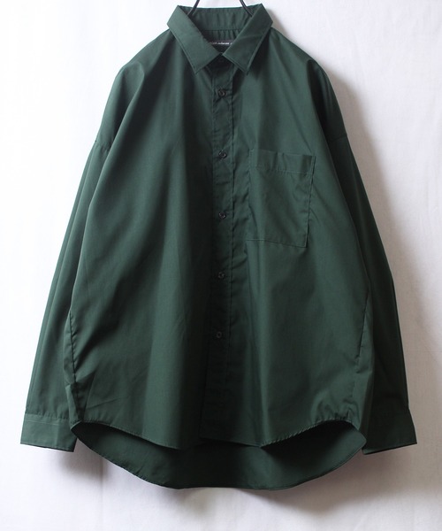 yield(イールド)の「【yield select apparel】TCビッグシャツ オーバーサイズ 217-05(シャツ/ブラウス・メンズ・ホワイト/ダークグリーン/ネイビー/グリーン/チャコールグレー・M/L)」の17枚目の写真