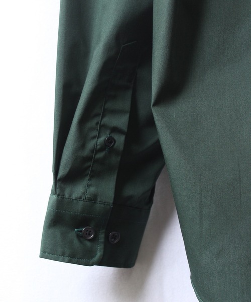 yield(イールド)の「【yield select apparel】TCビッグシャツ オーバーサイズ 217-05(シャツ/ブラウス・メンズ・ホワイト/ダークグリーン/ネイビー/グリーン/チャコールグレー・M/L)」の9枚目の写真