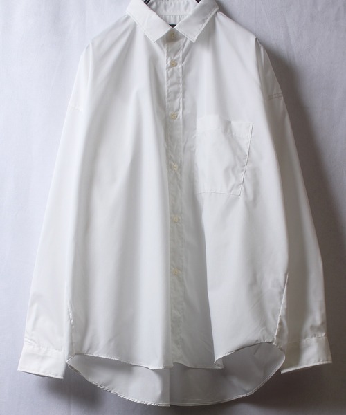 yield(イールド)の「【yield select apparel】TCビッグシャツ オーバーサイズ 217-05(シャツ/ブラウス・メンズ・ホワイト/ダークグリーン/ネイビー/グリーン/チャコールグレー・M/L)」の22枚目の写真