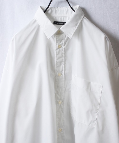 yield(イールド)の「【yield select apparel】TCビッグシャツ オーバーサイズ 217-05(シャツ/ブラウス・メンズ・ホワイト/ダークグリーン/ネイビー/グリーン/チャコールグレー・M/L)」の12枚目の写真