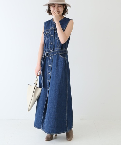 Spick & Span(スピックアンドスパン)の「#【5 1/2】ジレワンピース◆(ワンピース・レディース・ブラック系その他/ブルー系その他・36/38)」の13枚目の写真