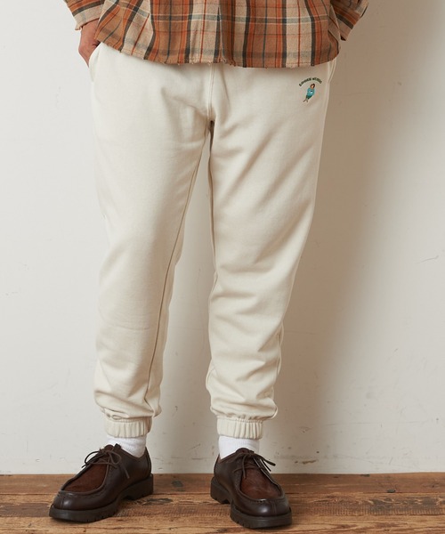 NORMANBROS（ノーマンブロス）の「【NORMANBROS/ノーマンブロス】別注スウエットパンツ（スウェットパンツ・メンズ・グレー/アイボリー/チャコールグレー・M/L）」の2枚目の写真