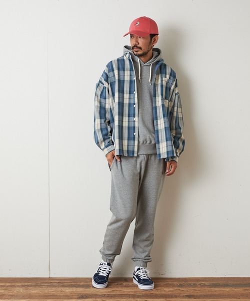 NORMANBROS（ノーマンブロス）の「【NORMANBROS/ノーマンブロス】別注スウエットパンツ（スウェットパンツ・メンズ・グレー/アイボリー/チャコールグレー・M/L）」の9枚目の写真