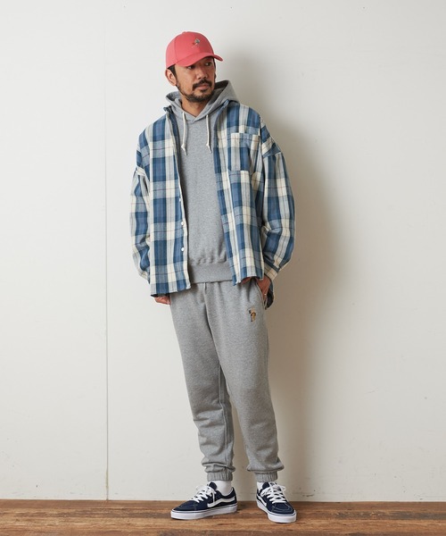 NORMANBROS（ノーマンブロス）の「【NORMANBROS/ノーマンブロス】別注スウエットパンツ（スウェットパンツ・メンズ・グレー/アイボリー/チャコールグレー・M/L）」の8枚目の写真