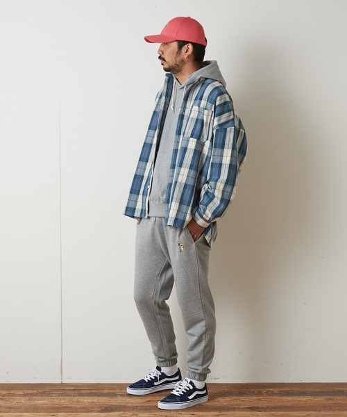 NORMANBROS（ノーマンブロス）の「【NORMANBROS/ノーマンブロス】別注スウエットパンツ（スウェットパンツ・メンズ・グレー/アイボリー/チャコールグレー・M/L）」の10枚目の写真