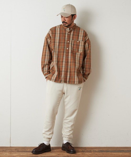 NORMANBROS（ノーマンブロス）の「【NORMANBROS/ノーマンブロス】別注スウエットパンツ（スウェットパンツ・メンズ・グレー/アイボリー/チャコールグレー・M/L）」の15枚目の写真