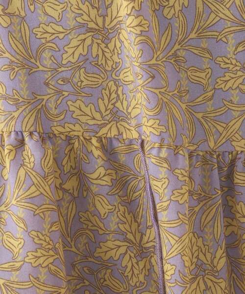 AG by aquagirl(エージーバイアクアガール)の「◆リーフプリントティアードスカート(スカート・レディース・ライトパープル/ブラック系/ブルー系5・38/36)」の16枚目の写真