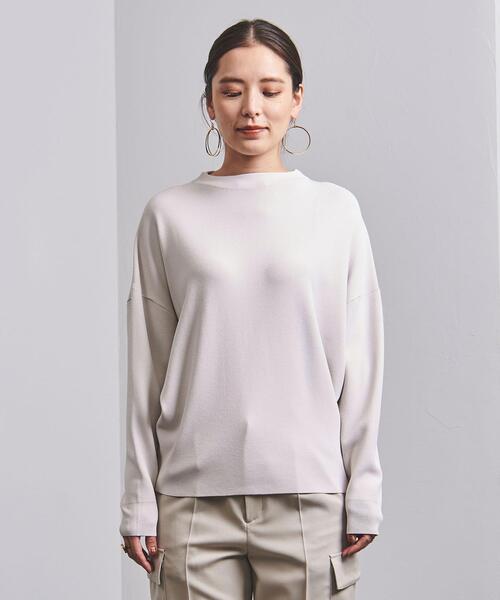 UNITED ARROWS（ユナイテッドアローズ）の「＜UNITED ARROWS＞ボトルネック ロングスリーブ ニット B †◆（ニット/セーター・レディース・その他1/ブラック/ライトグレー・フリー）」の6枚目の写真