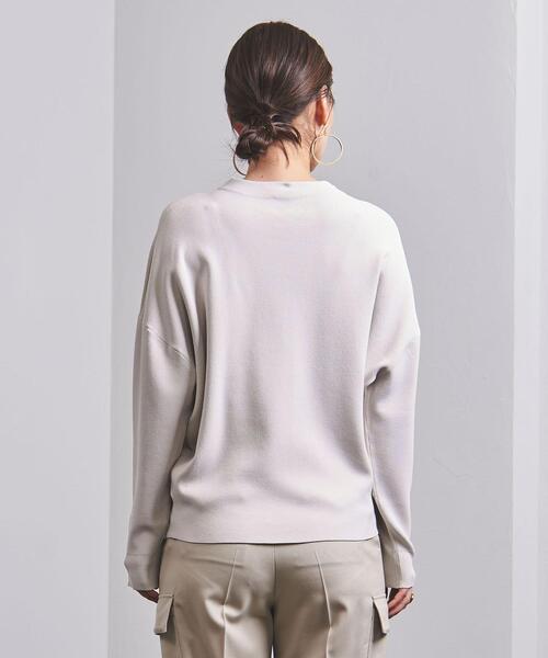 UNITED ARROWS（ユナイテッドアローズ）の「＜UNITED ARROWS＞ボトルネック ロングスリーブ ニット B †◆（ニット/セーター・レディース・その他1/ブラック/ライトグレー・フリー）」の9枚目の写真