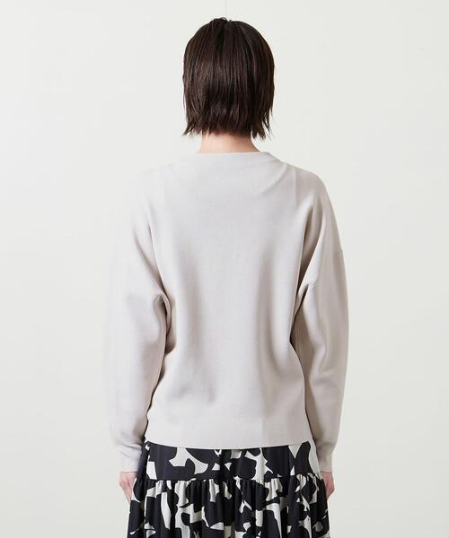 UNITED ARROWS（ユナイテッドアローズ）の「＜UNITED ARROWS＞ボトルネック ロングスリーブ ニット B †◆（ニット/セーター・レディース・その他1/ブラック/ライトグレー・フリー）」の8枚目の写真