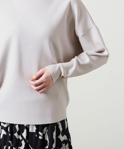 UNITED ARROWS（ユナイテッドアローズ）の「＜UNITED ARROWS＞ボトルネック ロングスリーブ ニット B †◆（ニット/セーター・レディース・その他1/ブラック/ライトグレー・フリー）」の12枚目の写真