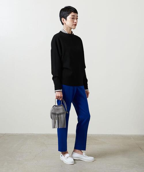 UNITED ARROWS（ユナイテッドアローズ）の「＜UNITED ARROWS＞ボトルネック ロングスリーブ ニット B †◆（ニット/セーター・レディース・その他1/ブラック/ライトグレー・フリー）」の19枚目の写真