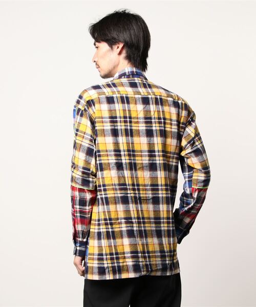 24karats(トゥウェンティーフォーカラッツ)の「Multi Check Shirt LS(シャツ/ブラウス・メンズ・ブルー・MEDIUM/LARGE)」の4枚目の写真