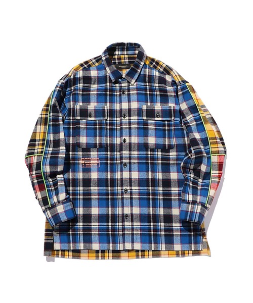 24karats(トゥウェンティーフォーカラッツ)の「Multi Check Shirt LS(シャツ/ブラウス・メンズ・ブルー・MEDIUM/LARGE)」の8枚目の写真