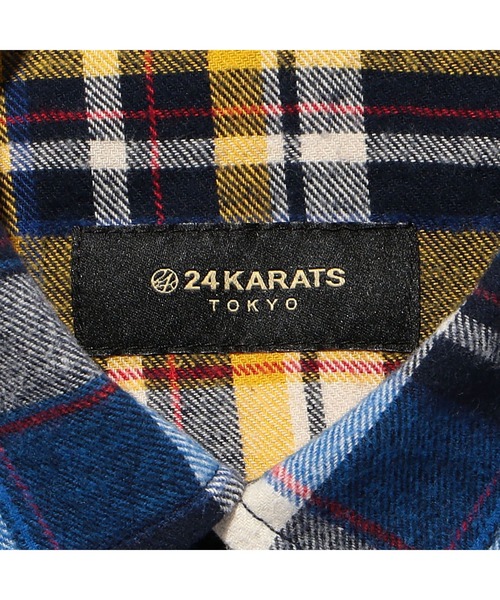 24karats(トゥウェンティーフォーカラッツ)の「Multi Check Shirt LS(シャツ/ブラウス・メンズ・ブルー・MEDIUM/LARGE)」の5枚目の写真