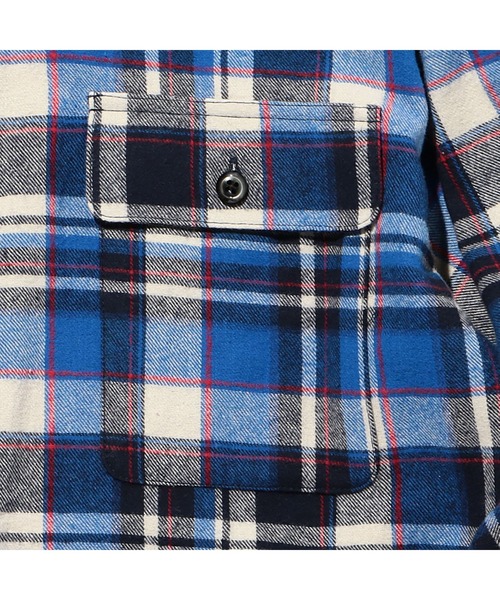 24karats(トゥウェンティーフォーカラッツ)の「Multi Check Shirt LS(シャツ/ブラウス・メンズ・ブルー・MEDIUM/LARGE)」の11枚目の写真