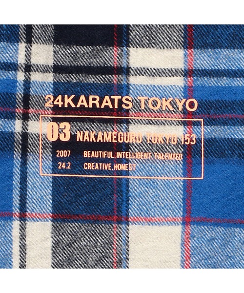 24karats(トゥウェンティーフォーカラッツ)の「Multi Check Shirt LS(シャツ/ブラウス・メンズ・ブルー・MEDIUM/LARGE)」の7枚目の写真