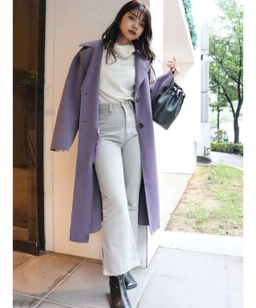 MURUA(ムルーア)の「カットオフフレアパンツ(デニムパンツ・レディース・グレー/ブラック・0/1/2)」の19枚目の写真