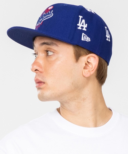 XLARGE（エクストララージ）の「XLARGE×NEWERA×DODGERS EMBROYDERY LOGO CAP（キャップ・メンズ・ブルー/ブラック・L/M）」の5枚目の写真