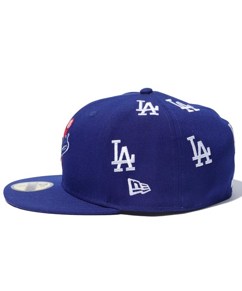 XLARGE（エクストララージ）の「XLARGE×NEWERA×DODGERS EMBROYDERY LOGO CAP（キャップ・メンズ・ブルー/ブラック・L/M）」の6枚目の写真