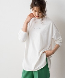 Pierrot | コットンロングスリーブロゴTシャツ(Tシャツ/カットソー)