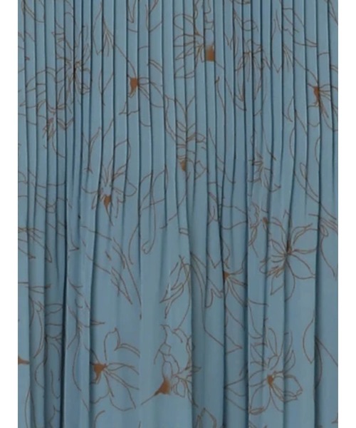 Te chichi（テチチ）の「花柄プリーツワンピース（ワンピース・レディース・ブラック/カーキ/ブルー・ﾌﾘ-）」の18枚目の写真