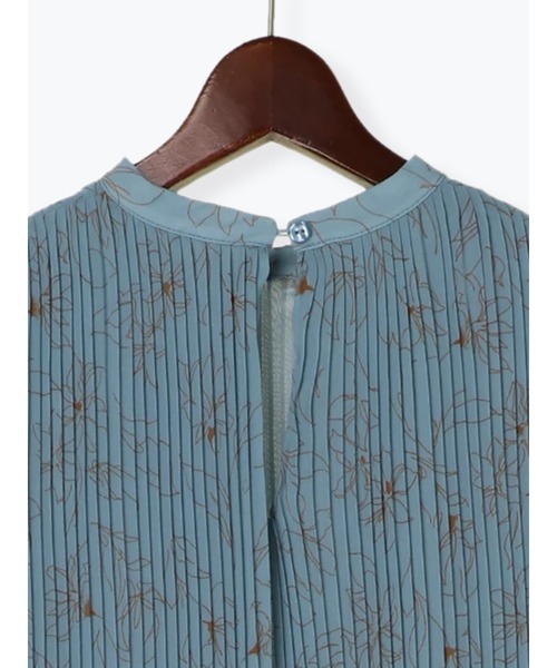 Te chichi（テチチ）の「花柄プリーツワンピース（ワンピース・レディース・ブラック/カーキ/ブルー・ﾌﾘ-）」の19枚目の写真