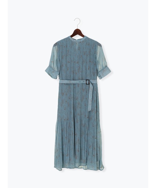 Te chichi（テチチ）の「花柄プリーツワンピース（ワンピース・レディース・ブラック/カーキ/ブルー・ﾌﾘ-）」の14枚目の写真