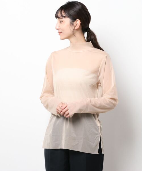 Lui's(ルイス)の「シアータートルネックトップス(Tシャツ/カットソー・レディース・ブラック/グリーン/ライトベージュ・FREE)」の11枚目の写真