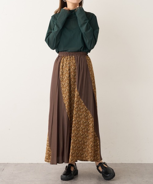 Lui's(ルイス)の「シアータートルネックトップス(Tシャツ/カットソー・レディース・ブラック/グリーン/ライトベージュ・FREE)」の7枚目の写真