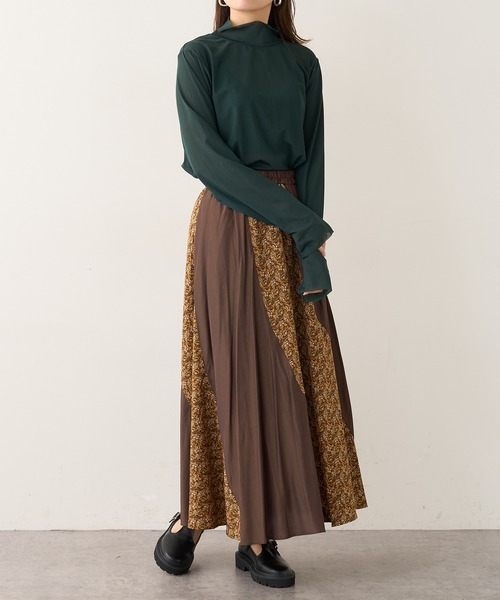 Lui's(ルイス)の「シアータートルネックトップス(Tシャツ/カットソー・レディース・ブラック/グリーン/ライトベージュ・FREE)」の13枚目の写真