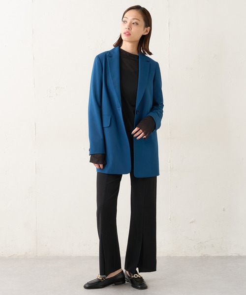 Lui's(ルイス)の「シアータートルネックトップス(Tシャツ/カットソー・レディース・ブラック/グリーン/ライトベージュ・FREE)」の8枚目の写真