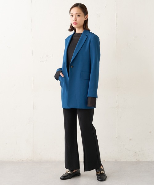 Lui's(ルイス)の「シアータートルネックトップス(Tシャツ/カットソー・レディース・ブラック/グリーン/ライトベージュ・FREE)」の14枚目の写真