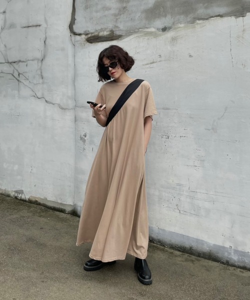 Aラインハーフtマキシ丈ロングワンピース ワンピース Didot Showroom ディドット ショールーム のファッション通販 Zozotown