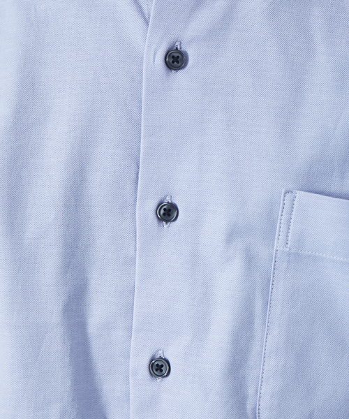 ABAHOUSE GRAY（アバハウスグレイ）の「【2WAYストレッチ】オックス ボタンダウン シャツ（シャツ/ブラウス・メンズ・ホワイト/サックスブルー/グレイッシュベージュ/ブラック・50/46/48）」の15枚目の写真