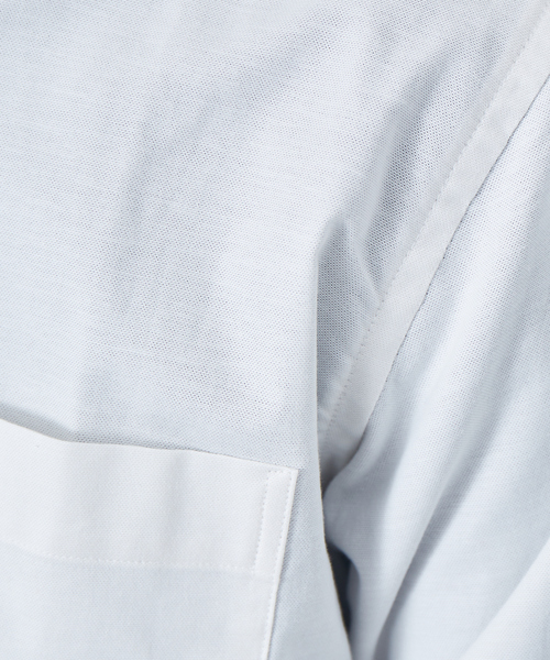 ABAHOUSE GRAY（アバハウスグレイ）の「【2WAYストレッチ】オックス ボタンダウン シャツ（シャツ/ブラウス・メンズ・ホワイト/サックスブルー/グレイッシュベージュ/ブラック・50/46/48）」の17枚目の写真