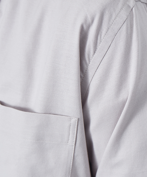 ABAHOUSE GRAY（アバハウスグレイ）の「【2WAYストレッチ】オックス ボタンダウン シャツ（シャツ/ブラウス・メンズ・ホワイト/サックスブルー/グレイッシュベージュ/ブラック・50/46/48）」の20枚目の写真