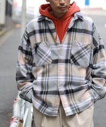 BACK NUMBER | 【BACK NUMBER】ビッグシルエットヘビーネルシャツ(シャツ/ブラウス)