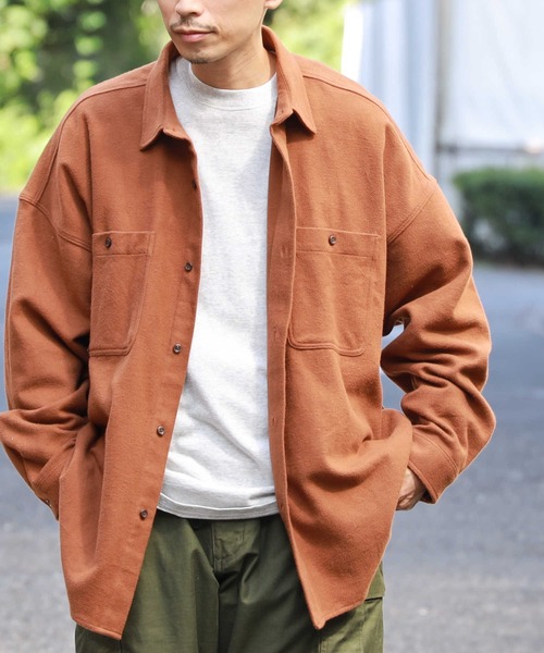 BACK NUMBER（バックナンバー）の「【BACK NUMBER】ビッグシルエットヘビーネルシャツ（シャツ/ブラウス・メンズ・グレー/ブラック×グレー/その他1/ネイビー/ブラウン/ブルー・M/XL/L）」の11枚目の写真