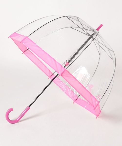 FULTON（フルトン）の「Birdcage1　”ワンポイント ロゴ”（長傘・レディース・ゴールド/ホワイト/グレー/ブラック/チェリーピンク/レッド/ネイビー/シルバー・FREE）」の13枚目の写真