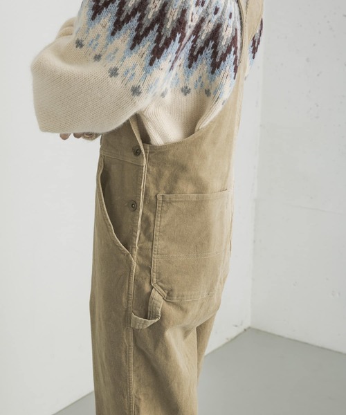 URBAN RESEARCH（アーバンリサーチ）の「コーデュロイオーバーオール（サロペット/オーバーオール・レディース・チャコールグレー/ベージュ/ベージュ系その他・36/38）」の17枚目の写真