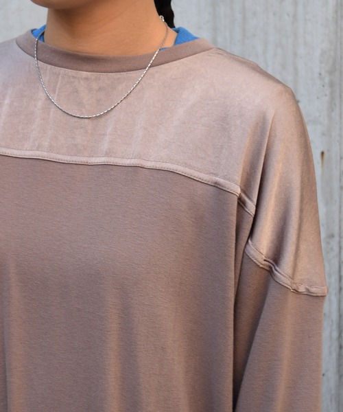 Marient(マリエント)の「ヨークサテンドルマンPO/カットソー(Tシャツ/カットソー・レディース・ブラック/ベージュ/ブラウン・FREE)」の17枚目の写真